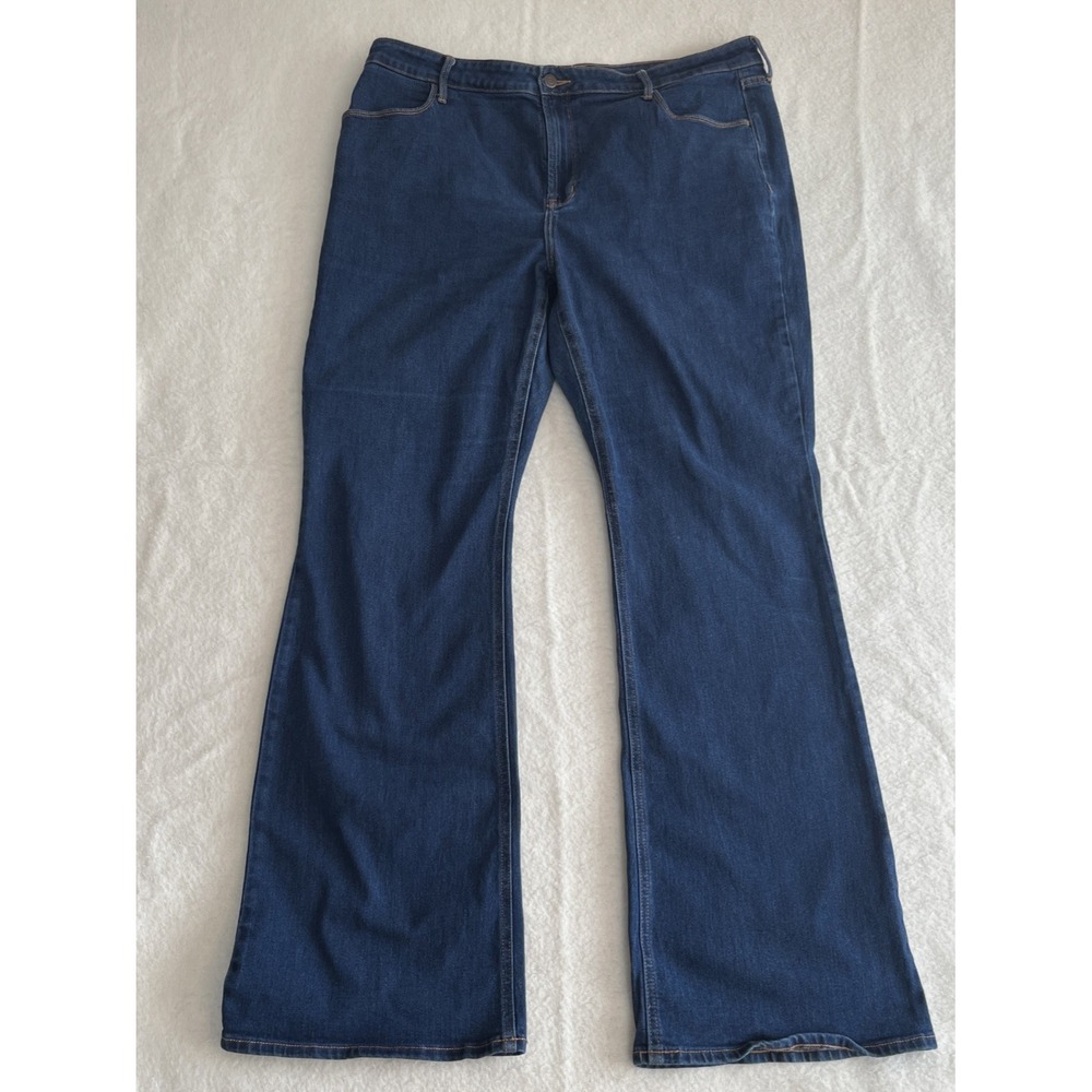 Old Navy Jeans Womens 18 Tall High Rise Wow Flare Bell Bottom High Retro Denim